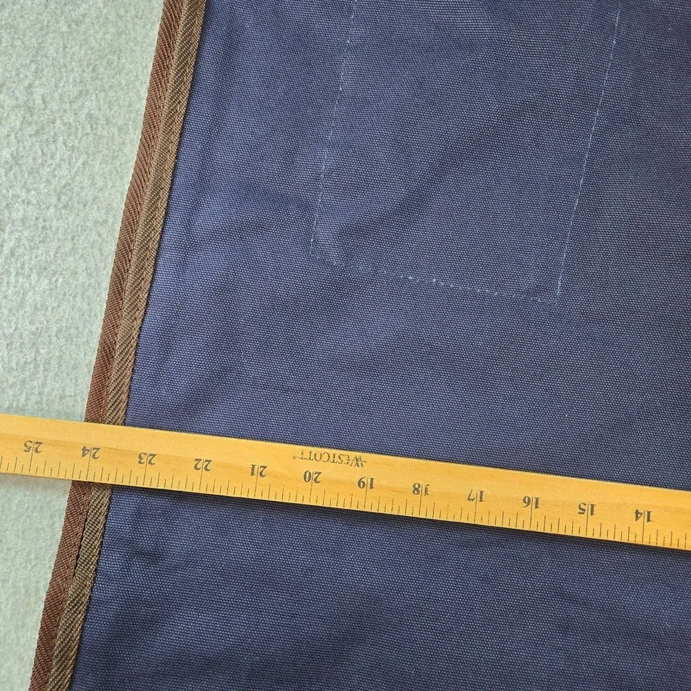 Peter Millar Garment Bag Blue 39in Canvas Soft Case Clothing Compartment